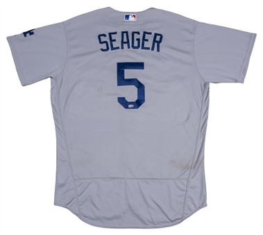 2016 Corey Seager Rookie Game Used Los Angeles Dodgers Road Jersey Used on 5/31/16 (MLB Authenticated)